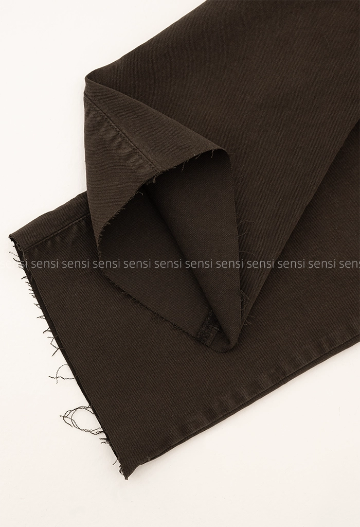 شلوار واید استریت کتان کد1005228